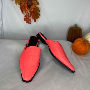 ASOS Breann Pink Pointed Toe Low Heel Mules Womens Shoes Size 4‎